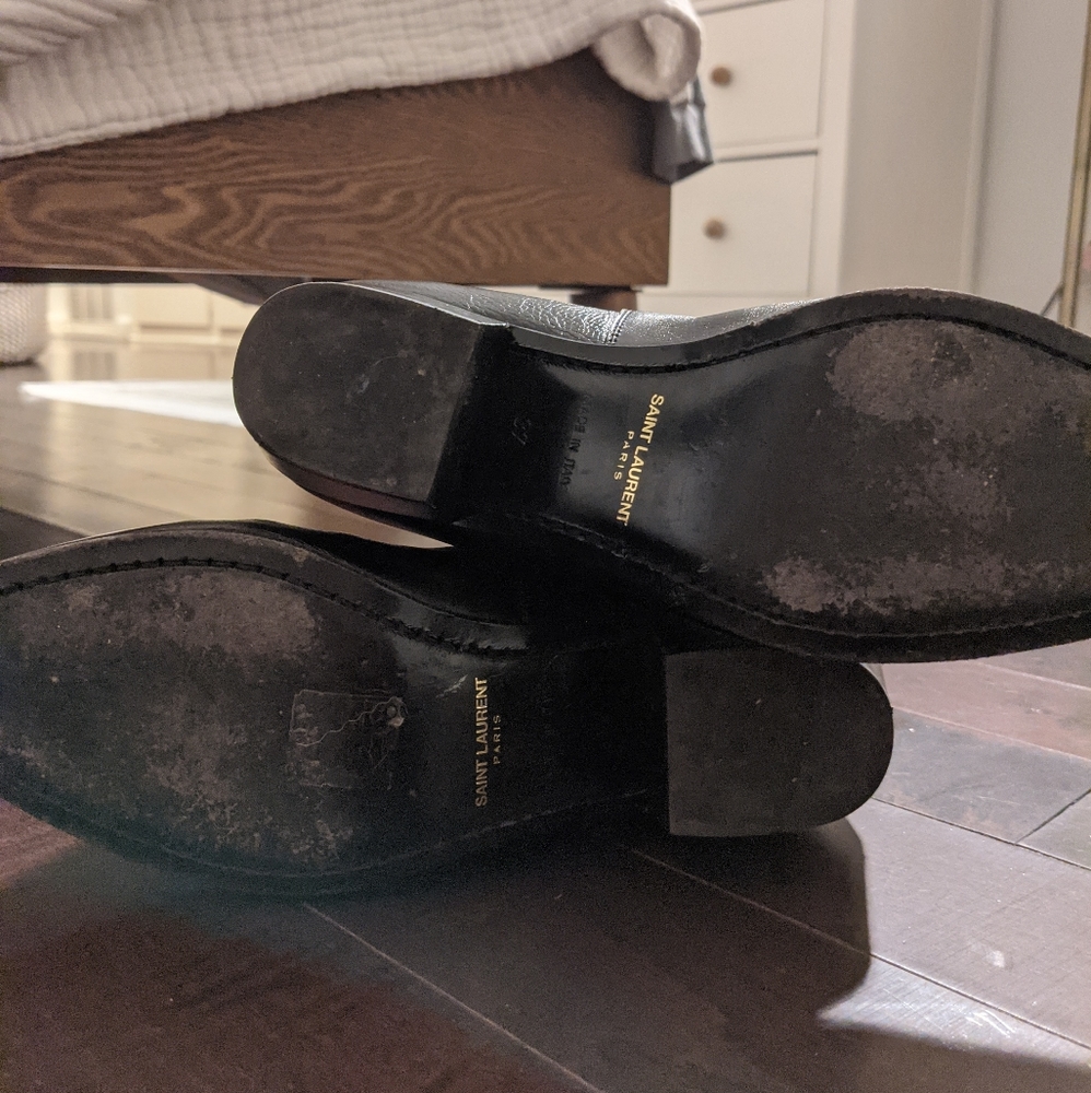 AUTHENTIC YSL Black Wyatt Jodhpur Boots - Picture 13 of 15